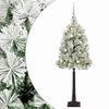 vidaXL &Aacute;rbol de Navidad artificial de ramas plegables con bolas 120 cm