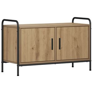 vidaXL Mueble de TV 79,5 x 33 x 50 cm Roble artisan