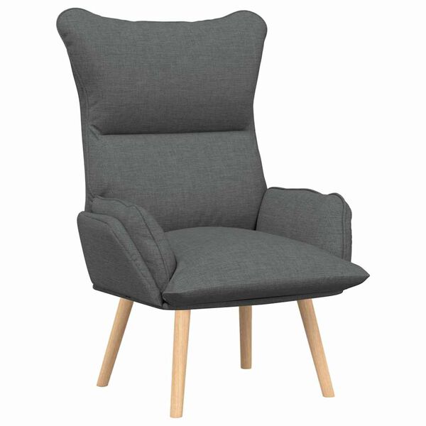 vidaXL Silla Relax Gris oscuro 69 x 74 x 93 cm tela
