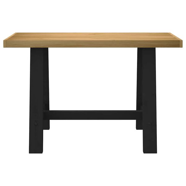 vidaXL Escritorio NOAIN patas en A madera maciza pino 120x50x75 cm