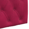 vidaXL Cabecera Colgante Rojo vino 100 x 55 x 7 cm Terciopelo