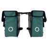 Willex Alforjas para bicicleta lona verde 40 L