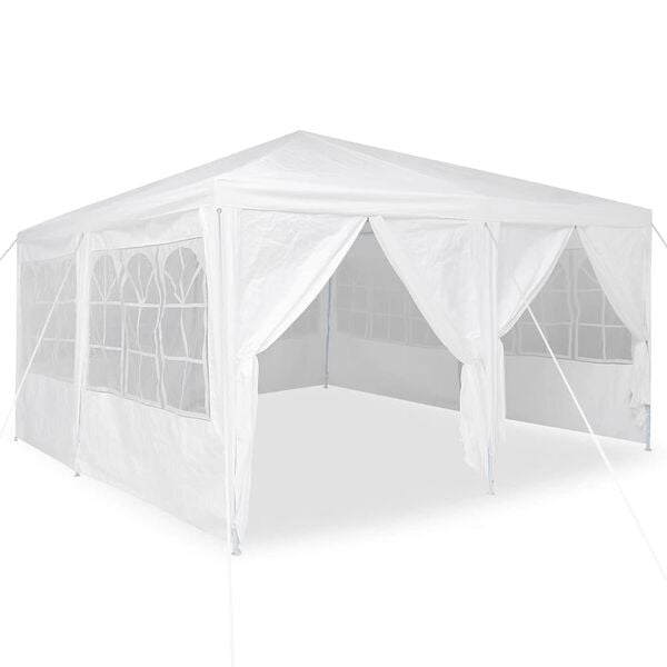 vidaXL Carpa de Fiesta 400 x 400 x 266 cm Polietileno