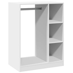 vidaXL Armario de madera de ingenier&iacute;a blanco 77x48x102 cm