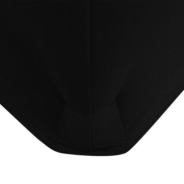 vidaXL Funda el&aacute;stica para mesa 2 uds 243x76x74 cm Negro