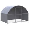 vidaXL Gallinero de exterior de acero galvanizado 3x2x2 m