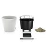 LECHUZA Macetero de Mesa CLASSICO LS 21 ALL-IN-ONE banco brillo