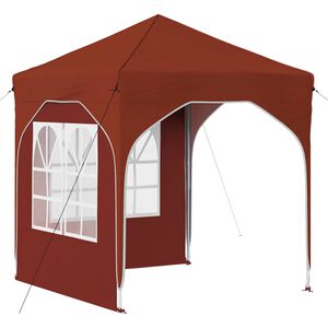 vidaXL Carpa Plegable para Fiestas 192 x 192 x 245 cm Terracota
