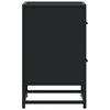 vidaXL Mesita de noche madera ingenier&iacute;a negro 40x31x50 cm
