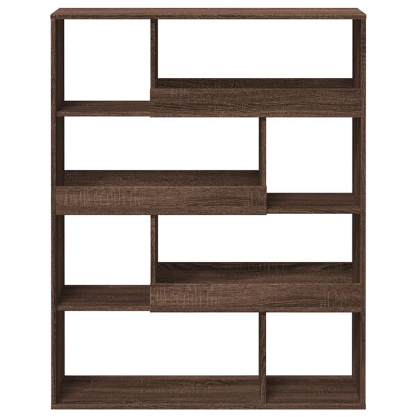 vidaXL Separador de ambientes madera marr&oacute;n roble 100x33x125,5 cm