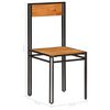 vidaXL Sillas de comedor 6 unidades madera maciza de acacia