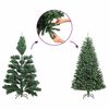 vidaXL &Aacute;rbol de Navidad Artificial Preiluminado Verde 210 cm