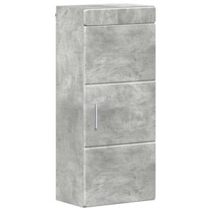 vidaXL Armario de pared para ba&ntilde;o TULUM Gris Concreto