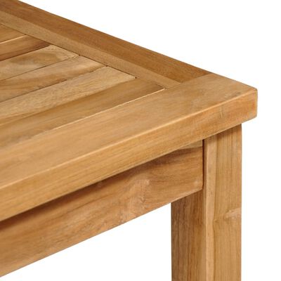 vidaXL Conjunto de comedor de jardín 3 piezas madera maciza de teca