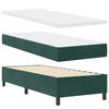 vidaXL Cama tipo Box Spring Verde oscuro 200 x 80 cm Poli&eacute;ster