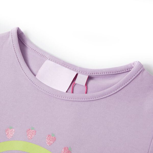 Camiseta infantil lila 104