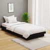 vidaXL Estructura de cama madera maciza negra 90x200 cm