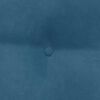 vidaXL Coj&iacute;n de Espalda Azul 80 x 24 x 50 cm Terciopelo