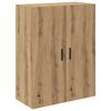 vidaXL Aparador alto 2 pcs Roble artesanal Madera de ingenier&iacute;a