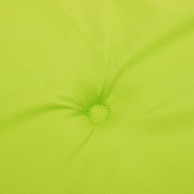 vidaXL Cojín de banco de jardín tela Oxford verde claro 100x50x3 cm