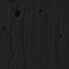 vidaXL Estanter&iacute;a/divisor madera de pino negro 80x25x101 cm