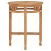 vidaXL Conjunto de comedor de jard&iacute;n 3 piezas madera maciza de teca