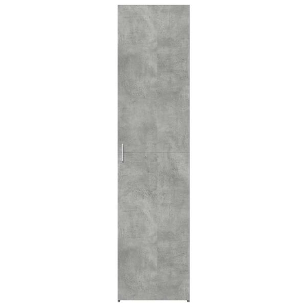 vidaXL Aparador de madera de ingenier&iacute;a gris hormig&oacute;n 45x42,5x185 cm