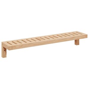 vidaXL Estante Colgante de Pared Natural 62 x 10 x 12,5 cm