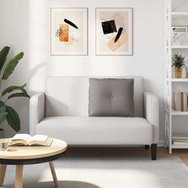 vidaXL Coj&iacute;n de Espalda Taup&eacute; 60 x 19 x 50 cm tela