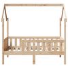 vidaXL Cama con forma de casa para niños madera maciza pino 80x160 cm