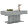 vidaXL Mesa de centro madera de ingeniería gris Sonoma 96x50x45 cm