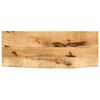 vidaXL Tablero de mesa borde natural madera maciza mango 70x30x2,5 cm