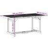 vidaXL Juego comedor de jard&iacute;n 9 pzas madera maciza acacia 180x90x75cm