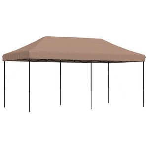vidaXL Tienda de fiesta plegable Pop-Up marr&oacute;n 580x292x315 cm
