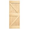 vidaXL Puerta NARVIK Natural 70 x 210 cm Madera de Pino S&oacute;lido
