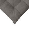 vidaXL Cojines para asiento 4 pcs Gris Claro 40 x 40 x 6 cm