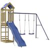 vidaXL Parque infantil de exterior madera de pino impregnada