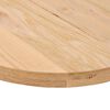 vidaXL Tablero de mesa ovalado madera maciza de roble 140x60x4 cm