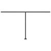 vidaXL Toldo de pie automático gris antracita 400x350 cm