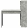 vidaXL Escritorio Gris Concreto 113 x 54 x 120 cm Madera de ingenier&iacute;a