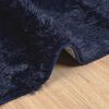vidaXL Alfombra de pelo largo NAVARRA azul marino 160x230 cm poli&eacute;ster
