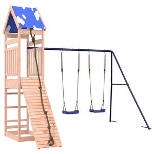 vidaXL Parque infantil de exterior madera maciza Douglas3156935