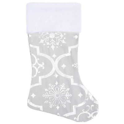 vidaXL Falda del árbol de Navidad de lujo y calcetín tela blanco 150cm