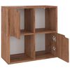 vidaXL Estanter&iacute;a de madera de ingenier&iacute;a marr&oacute;n roble 60x27,5x59,5cm