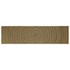 vidaXL Alfombra de &aacute;rea Negro 80 x 300 cm yute