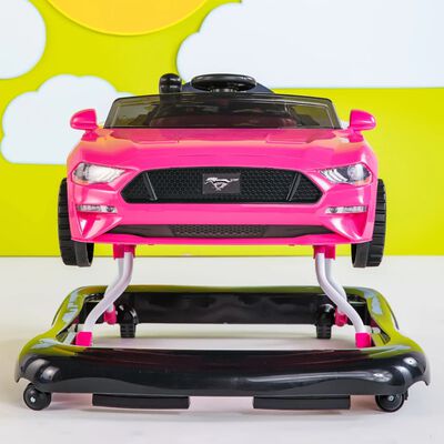 Bright Starts Andador para bebés Ford Mustang 3 en 1 rosa