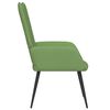 vidaXL Sill&oacute;n de relax de terciopelo verde claro