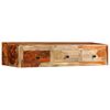 vidaXL Mesa consola de pared madera maciza de acacia 100x25x20 cm