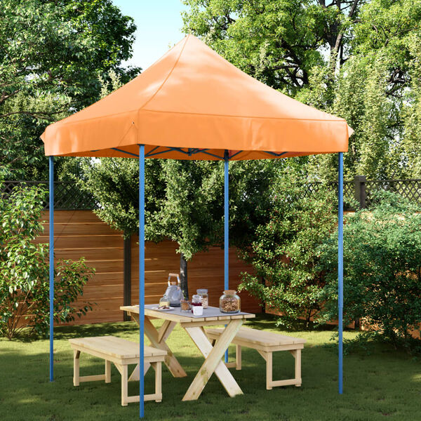 vidaXL Tienda de fiesta plegable Pop-Up naranja 200x200x306 cm
