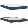 vidaXL Cama tipo Box Spring con colch&oacute;n Azul 140 x 200 cm tela